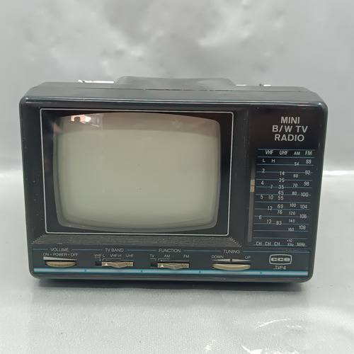 Mini Rádio Cce Tvp-6 Preto E Branco Color Tv_ (veja Anúncio)