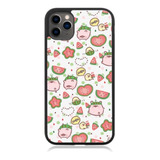 Funda Protector Para iPhone Cerditos Sandias Corazones Moda