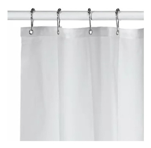 Protector Cortina Baño 40 Mic Antihongo C/ Cabezal Reforz X3