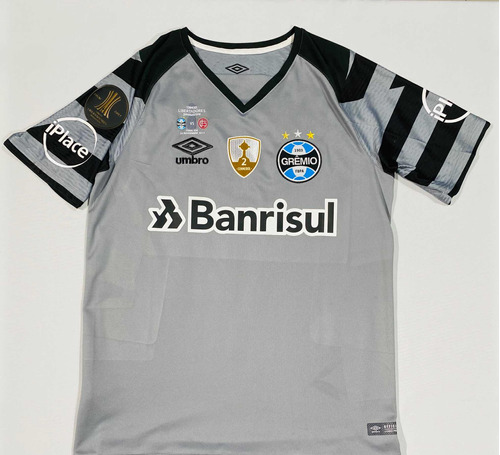 Camisa Jogo Grêmio 2017 Final Libertadores Goleiro Cinza M