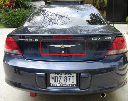 Emblema Maleta Sebring Chrysler 2005-06 Foto 2