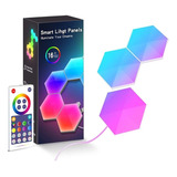 Paquete De 3 Paneles De Luz Led Hexagonales Con Aplicación Y