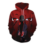 Naruto Akatsuki, Sudadera Con Capucha Impresa Es 3d