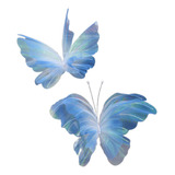 Decoración De Mariposas Artificiales, Mariposa Grande Azul