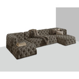 Sala Mary Lino Gris Mueble Sofa Pieza Sillon Sala