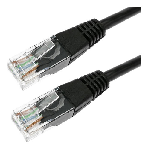 Cable De Red Categoría Cat 5e 1.8 Metros Negro Aoc