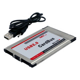 Adaptador De Tarjeta Pcmcia A Usb 2.0 Cardbus Dual 2 Puertos