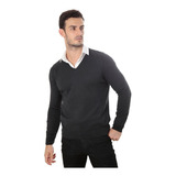 Suéter Masculino Básico Liso Blusa Frio Tricot Luxo Atacado