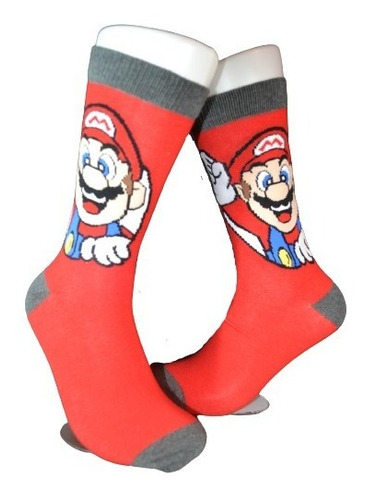 Calcetines Divertidos Animados Super Mario Bros V3