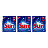 Detergente Lavavajillas Sun Progress Polvo Pack 3 X 1kg