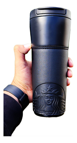 Termo Starbucks Modelo Con Funda 473 Ml.