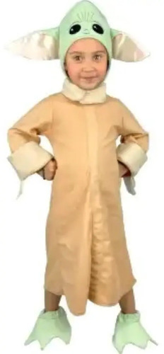 Disfraz Infantil Baby Yoda Grogu The Mandalorian Fantasy Ruz