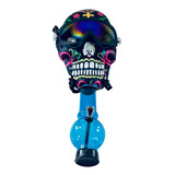 Mascara De Silicona Bong Pipa De Agua Skull Candyclub