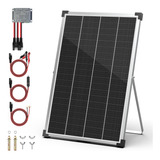 Kit De Panel Solar De 30 W 12 V - Mantenedor De Bateria De C