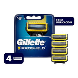 Gillette Fusion Proshield Cartuchos P/ Afeitar X 4