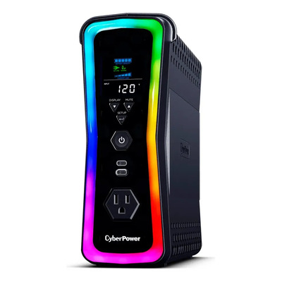 Nobreak Cyberpower Gx150c2 13 Contactos 1500 Va \u002F 1000w Rgb Negro | MercadoLibre