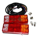 Juego Faros Traseros Trailer Batan Acoplado Kit Completo