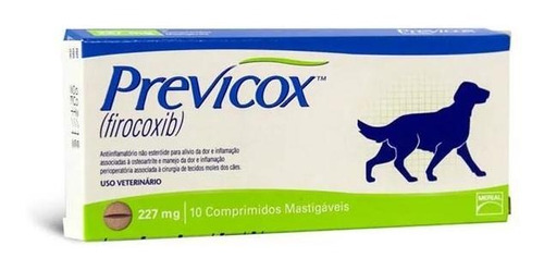 Anti-inflamatorio Merial Previcox 227 Mg - 10 Comprimidos