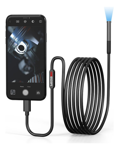 Endoscopio Usb, Wifi De 8mm Para Android Ios