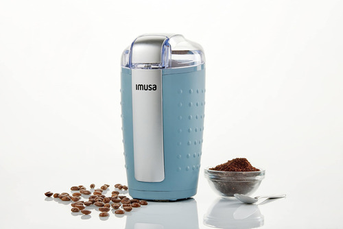 Imusa Usa 3oz Unique Matte Blue Electric Coffee And Spice O