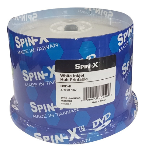 Dvd-r Profesional Ink Blanco 25