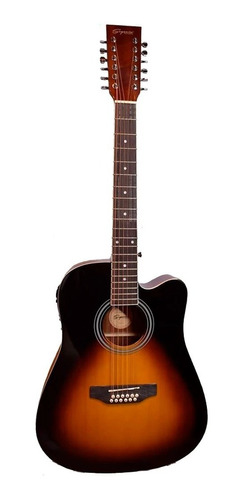 Docerola Guitarra Electroacustica Sombreada 12 Cdas Segovia 