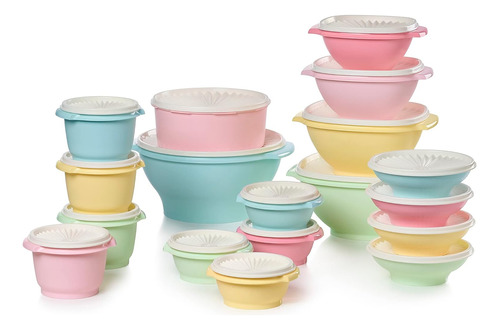 Juego Completo Recipientes Tupperware Heritage Collection