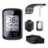 Kit Gps Xoss G+plus + Sensor Cadencia + Cinta Card + Suporte