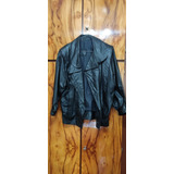 Campera De Cuero Vintage Mujer