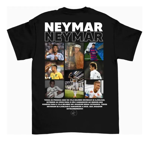 Lwf Camiseta Masculina Neymar Assinatura Jogador Camisa Prem
