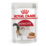 Alimento Royal Canin Feline Health Nutrition Instinctive Para Gato Adulto Sabor Mix En Sobre De 85g