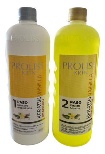 Kit De Keratina Alisante - Proliss - Cruelty Free 2litros