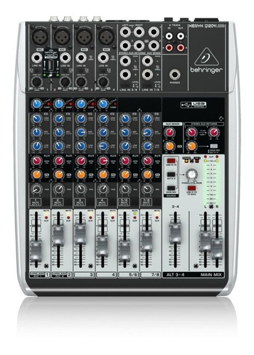 Mesa De Som 12 Canais Analógica Xenyx Q 1204 Usb - Behringer