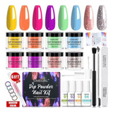 Lmx Kit De Iniciación Para Uñas Rednee Dip Powder Con 8