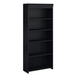 Bush Furniture Fairview 5 Shelf Librería En Negro Antiguo 30