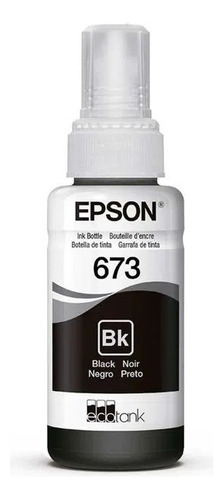Botella De Tinta Epson 673 Negro