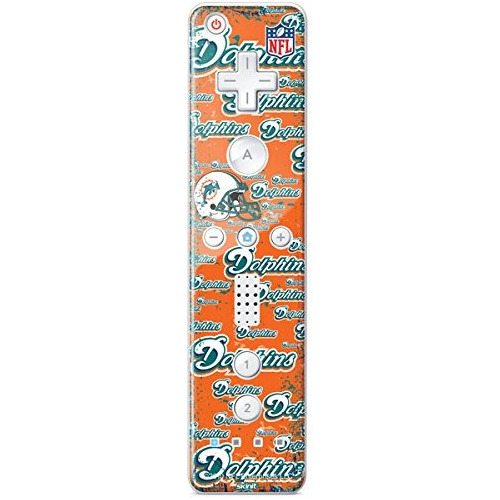 Nfl Miami Dolphins Wii Remote Controller Skin - Miami