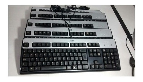 Lote 8 Teclados Hp Sk2885 Ps2  - Usado - Nfe