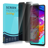 Protector De Pantalla Para Samsung Galaxy A70 2019 Pack X2