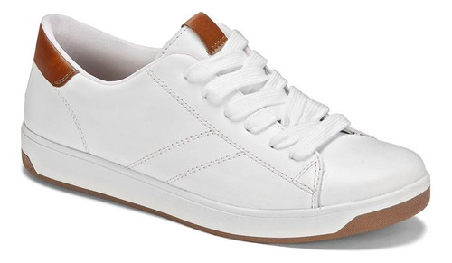 Zapato Formal 70659upr Lavable Confort Descanso Flat Blanco