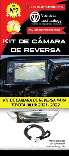 Cámara De Reversa Para Toyota Hilux Años 2021
