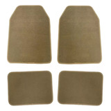 Kit 4 Tapetes De Alfombra Beige Ford F-100 1988