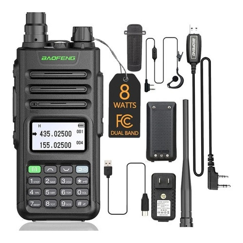 Comunicador De Radio Habla Sobre Baofeng Uv-13 Pro 8w Ht De