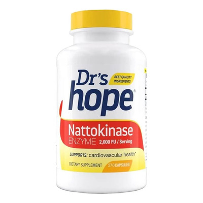 Nattokinasa Dr's Hope 2,000 Fu 270 Comprimidos Enzima Energía | Envío gratis