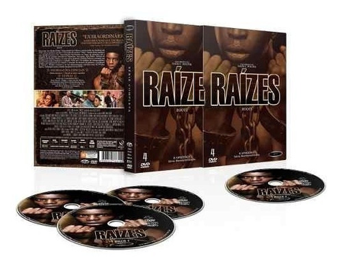 Dvd Raízes - Minissérie Completa - 4 Dvd's Original Lacrado