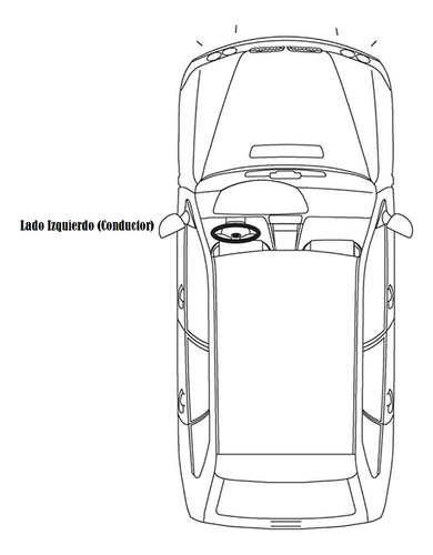 Retrovisor Chevrolet Corsa (1996-2006) - Manual Foto 3