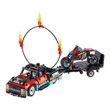 Lego Technic 42106 - Motocicleta E Caminhão De Acrobacias