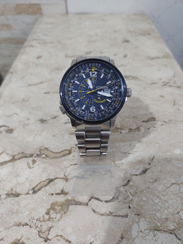 Relógio Citizen Eco Drive Nighthawk Blue Angels Bj7000-56l.