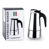 Cafetera Italiana 4 Tazas Acero Inoxidable - Cocina Tetera