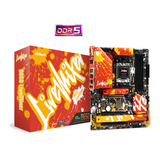 Tarjeta Madre Asrock B650 Livemixer Am5 Ryzen 7000 Ddr5 Color Negro/naranja